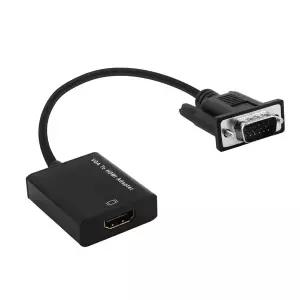 RGB to HDMI 변환 컨버터 음성지원 NEXT-2412VHC [H@lu]