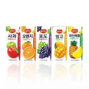 [무료배송]델몬트 드링크 5종 190mlx48팩 사과/오렌지/포도/망고/파인애플