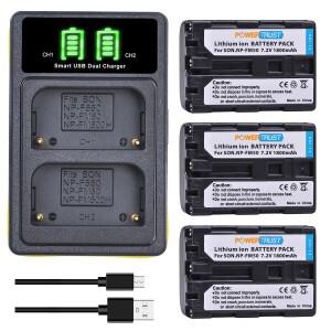 1800mAh NP-FM55H 배터리 및 충전기 소니 DSC-F707 F707V F717 F828 D700 S30 S50 DSC-R1 PDX10P TRV96K TR