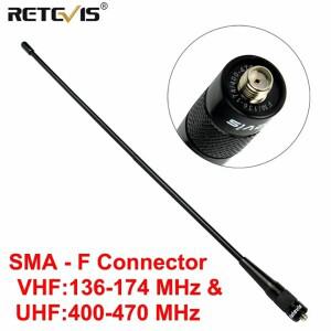 Retevis RHD-771 RT5R 무전기 안테나 SMA-F VHF UHF 듀얼 밴드 (바오펑호환 UV 5R 144/430Mhz  콴셩 K5 K6