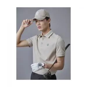 빈폴 BEANPOLE GOLF 남성 투톤피케 반팔 티셔츠 - 베이지 BJ5342B01A 336265