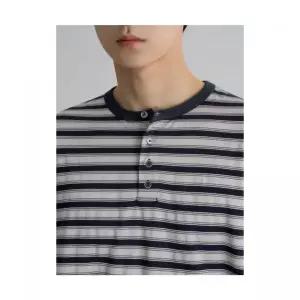 에잇세컨즈 8SECONDS 헨리넥 스트라이프 티셔츠 애쉬 456341SS14 134704