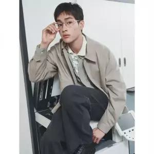 에잇세컨즈 8SECONDS 카치온 칼라 집업 블루종 베이지 215339BYAA 335908