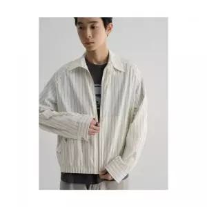 에잇세컨즈 8SECONDS 스트라이프 칼라 블루종 아이보리 456439MCK0 335922