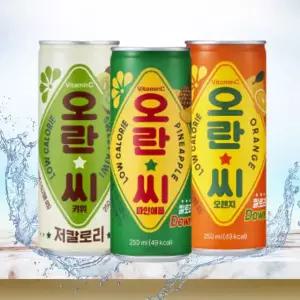 [동아오츠카] 오란씨 250ml 캔 2종 30입 1박스 음료 음료수