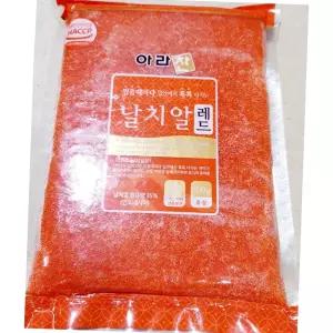 냉동 레드 날치알 500g 초밥 알밥 마끼 샐러드 식자재 재료 레드날치알 수산물가공품 냉동날치알