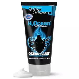 H2Ocean 오션 케어 타투 애프터케어 로션 워터 베이스 바다 소금 보습 크림 및 염료 프리 스킨 새로운