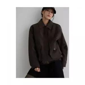 에잇세컨즈 8SECONDS 스웨이드 이펙트 레더 블루종 브라운 35613ZCM2D 333812