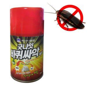 바퀴벌레 킬러 굿나잇 스프레이 벌레 세정제 차량 빠른배송 박멸 205ml
