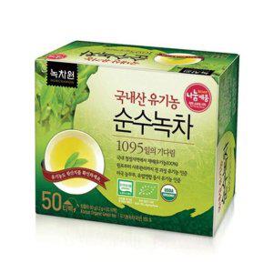 녹차원 순수녹차 티백 50개입 1.2g 차잎 제주차 녹찻잎