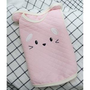 귀여운 강아지 따뜻한 수면 조끼 핑크 1P 겨울 실내 잠옷