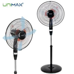 유니맥스16601S/블랙 16인치 스탠드형 선풍기 업소용 공업용 거실용 선풍기 가정용 캠핑