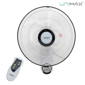 유니맥스R8343W/16인치(40cm) 리모컨 벽걸이선풍기 3엽 시원한 식당 가정용 업소용 공업용