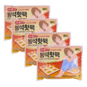 가정용 사무실 캠핑 방석 엉뜨 차박 난로 핫팩 4개