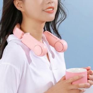 쿨링 냉각 넥풍기 넥 밴드 선풍기 휴대용 무선 폴딩 목에거는 핸즈프리 목걸이