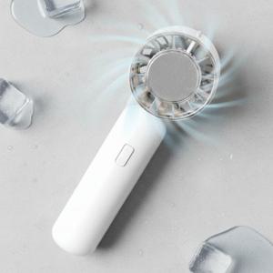 접이식 탁상용 냉풍기 무소음 휴대용 미니 선풍기 USB 충전식 에어쿨러