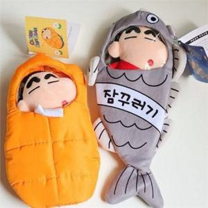 봉제 필통 2종 인형 필통 소프트 귀여운 케이스 학용품 선물 수납