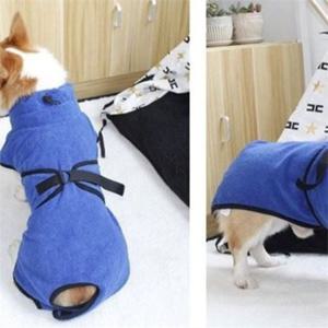 강아지 목욕타월 L 고양이 목욕타월 반려동물펫 극세사 드라이 가운 목욕 용품