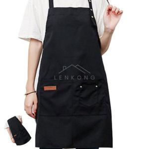 코튼 앞치마 1P 블랙 바리스타앞치마여성 주방앞치마 카페바리스타앞치마 여성앞치마 여자앞치마