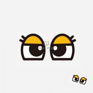 차량용데칼스티커 왕눈이스티커 차량스티커 트럭스티커 1톤화물차스티커 자동차스티커 210x215mm