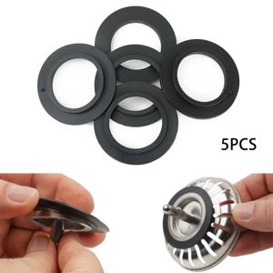 5pcs 고무 씰 와셔 가스켓 바구니 스트레이너 플러그 78 79 80 82 83mm 주방 싱크 스트레이너 배수 바구니 스트레이너 와셔