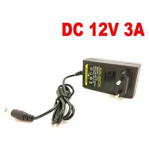 DC 12V 3A EU 플러그 AC/DC 전원 어댑터 CCTV 카메라 DVR NVR IP 카메라 AHD TVI CVI 아날로그 카메라용