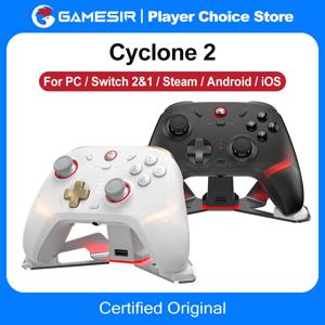 GameSir Cyclone 2 블루투스 컨트롤러 PC 게임패드 (닌텐도 스위치 2/1 호환) 윈도우 스팀 IOS 안드로이드 무선 조이스틱