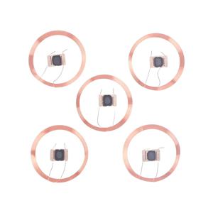 5개 21.6mm 13.56MHZ UID IC 카드 ID 재기록 가능 변경 가능 칩 키체인 RFID 자체 접착 코일