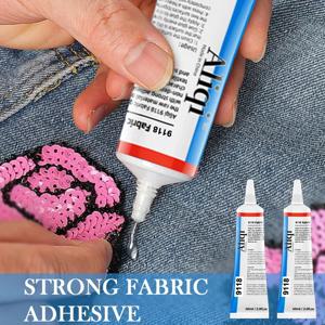 15/60ml 강한 패브릭 접착제 투명 빠른 건조 패브릭 패치 접착제 다목적 방수 패브릭 바느질 접착제 수리 도구