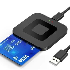 UTHAI X05 사각형 스마트 카드 리더기 USB 2.0 ATMC AC DNI IC 은행 카드 세금 신고 - 전자상거래 SEO 최적화된 제목