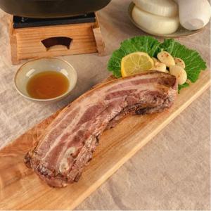 [독일산] 짚불 통 삼겹살·목살·항정살(400g/1kg) 불맛 제대로 훈연한 짚불 통 삼겹살