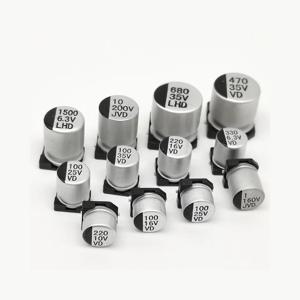 20개/세트 SMD 알루미늄 전해 콘덴서 10V 16V 25V 35V 50V 1UF 2.2UF 4.7UF 10UF 22UF 47UF 100UF 220UF 330UF 470UF 1000UF