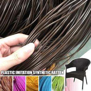 2.5/3Cm 500G 라운드 Pe 등나무 플라스틱 합성 등나무 직조 원료 니트 가구 수리 의자 테이블 보관 바구니 도구