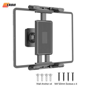 태블릿 벽걸이, 360 °   회전 태블릿 홀더 스탠드, 견고한 베이스, iPad/iPhone/모든 4.7-15인치와 호환되는 주방 벽걸이