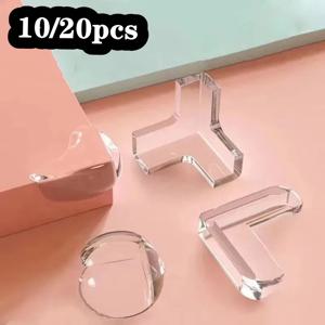 10/20pcs 아기 안전 실리콘 보호대 테이블 가구 어린이 책상 코너 가장자리 보호 커버 어린이 부드러운 충돌 방지 가드