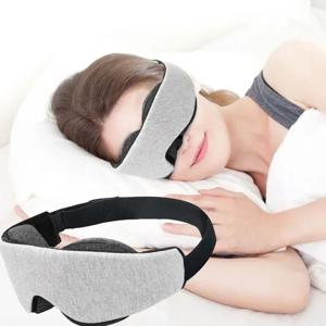 여성 및 남성용 3D 수면 마스크, 수면용 아이 마스크, 블랙아웃 마스크, 가중 수면 패드, 블랙 블라인드폴드, 여행용