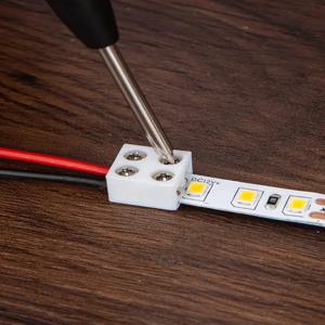 LED 스트립 커넥터/ 8mm 무납땜 LED 조명 커넥터/ 단색 테이프 조명 고정 클램프/ 사용자 친화적인 LED 커넥터