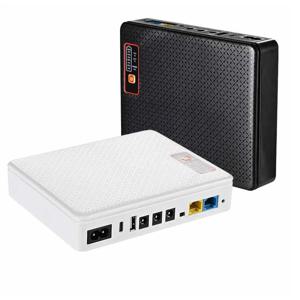 홈 미니 UPS 소형 5v 9v 12v DC POE 모뎀 리튬 배터리 뱅크 무정전 전원 공급 장치 WiFi 라우터 광케이블용