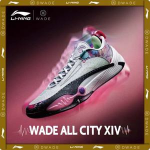 Li-Ning 남성용 WADE ALL CITY 14 프로 농구화 전체 길이 BOOM 쿠셔닝 LiNing 안정적인 내구성 운동화 ABAW001
