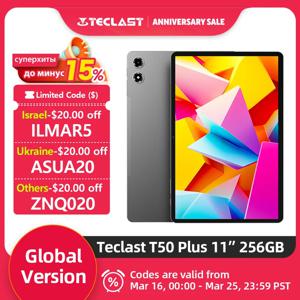 테클라스트 T50 플러스 11인치 120Hz 2K 디스플레이 UNISOC T7280 8GB 256GB 안드로이드 15 태블릿 8000mAh 배터리 4G LTE 듀얼심 GPS 태블릿 PC