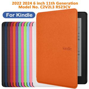 킨들 2024 2022 11세대 6인치 케이스 모델 번호 RS23CV C2V2L3 보호 쉘 프로텍터 커버 파우치 펀다 액세서리