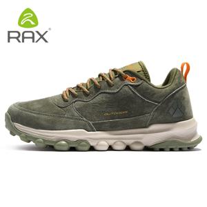 RAX 2025 신제품: 최고급 돼지 가죽으로 제작된 레트로 하이킹 슈즈 - 편안하고 스타일리시하며 통기성이 뛰어납니다.