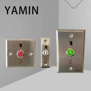 16/19mm 도어 벨 순간 재설정 푸시 버튼 플랫 스테인레스 스틸 제어 스위치 패널 LED 조명 3-6V 12-24V 220V