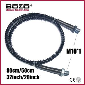 고압 마크로라인 원격 호스 라인 M10*1, HPA 충전 호스 50cm/100cm, 수동 펌프식 에어 컴프레서용