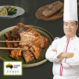 구본길 LA갈비 양념 400g X 4팩 멀티팩트 호주산 캐주얼 레스토랑 스타일 갈비にく스