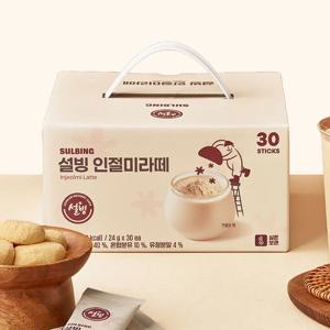 설빙 인절미라떼 스틱 24g, 30개입
