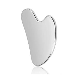 1Pcs 스테인레스 스틸 Gua Sha 스크레이퍼 마사지 얼굴 목 바디 Guasha 마사지 도구 얼굴 스킨 케어 Guasha 보드 얼굴 마사지