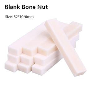 Miwayer 3/5/10Pcs 빈 뼈 너트 안장 Unslotted 버팔로 뼈 브리지 너트/기타 악기 부품 교체 용