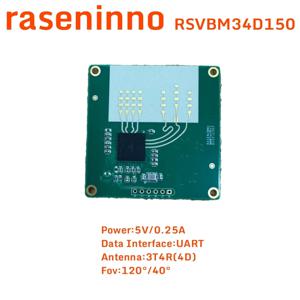 Raseninno mmWave 레이더 센서 모듈 RSVBM34D150 ROS 자율 로봇 감지 안전 버블 방지 소형 장애물 모바일 추적기