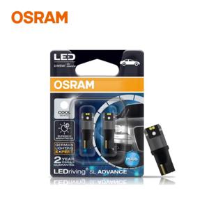 오스람 LED T10 6000K W5W 194 LEDriving SL Advance 6000K 화이트 자동차 독서등 도어 램프 실내등 12V 1.5W 2980CW, 한 쌍